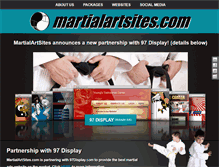 Tablet Screenshot of martialartsites.com